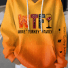Casual Hoodie Text Letters Hoodie Printing